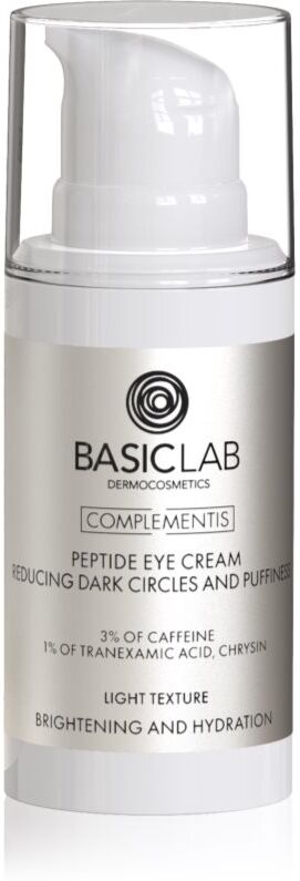 BasicLab Dermocosmetics Complementis leichte Augencreme gegen Schwellungen und Augenringe 15 ml