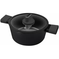 Lamart Poele LT1225 - Aluminum pot 4.3 L, Auflaufform, Schwarz