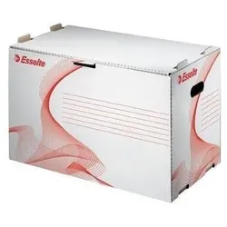 Esselte, Dokumentenablage, Leitz Standard Archivbox – Platz für 6 Ordner – 80 mm – Weiss