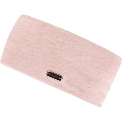 Stirnband CHILLOUTS "Bari Headband", Damen, rosa (rose melange), Jersey, Materialmix, meliert, Mützen Stirnband, mit strukturierter Oberfläche & softem Komfort