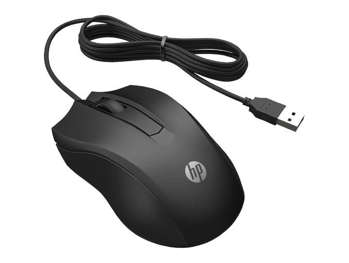 HP 100 Bedrade Muis Muis Zwart