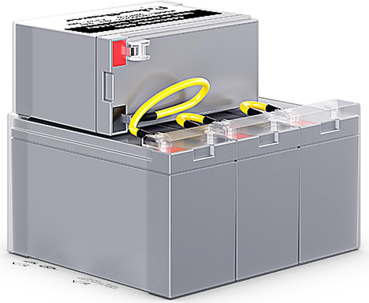 CyberPower Systems UPS-accu met 4 loodzuur batterijen