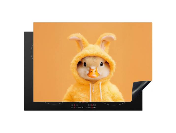 HERDABDECKPLATTE Osterhase - Kostüm - Ente Ceranfeldabdeckung 78x52 cm