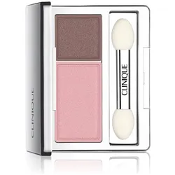 Clinique, Lidschatten, All About Shadow Duo Lidschatten Makeup Safe For Sensitive Eyes AJ Strawberry Fudge (Erdton)