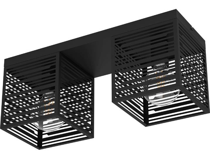EGLO 900356\, 2 ampoules\, E27\, IP20\, Noir