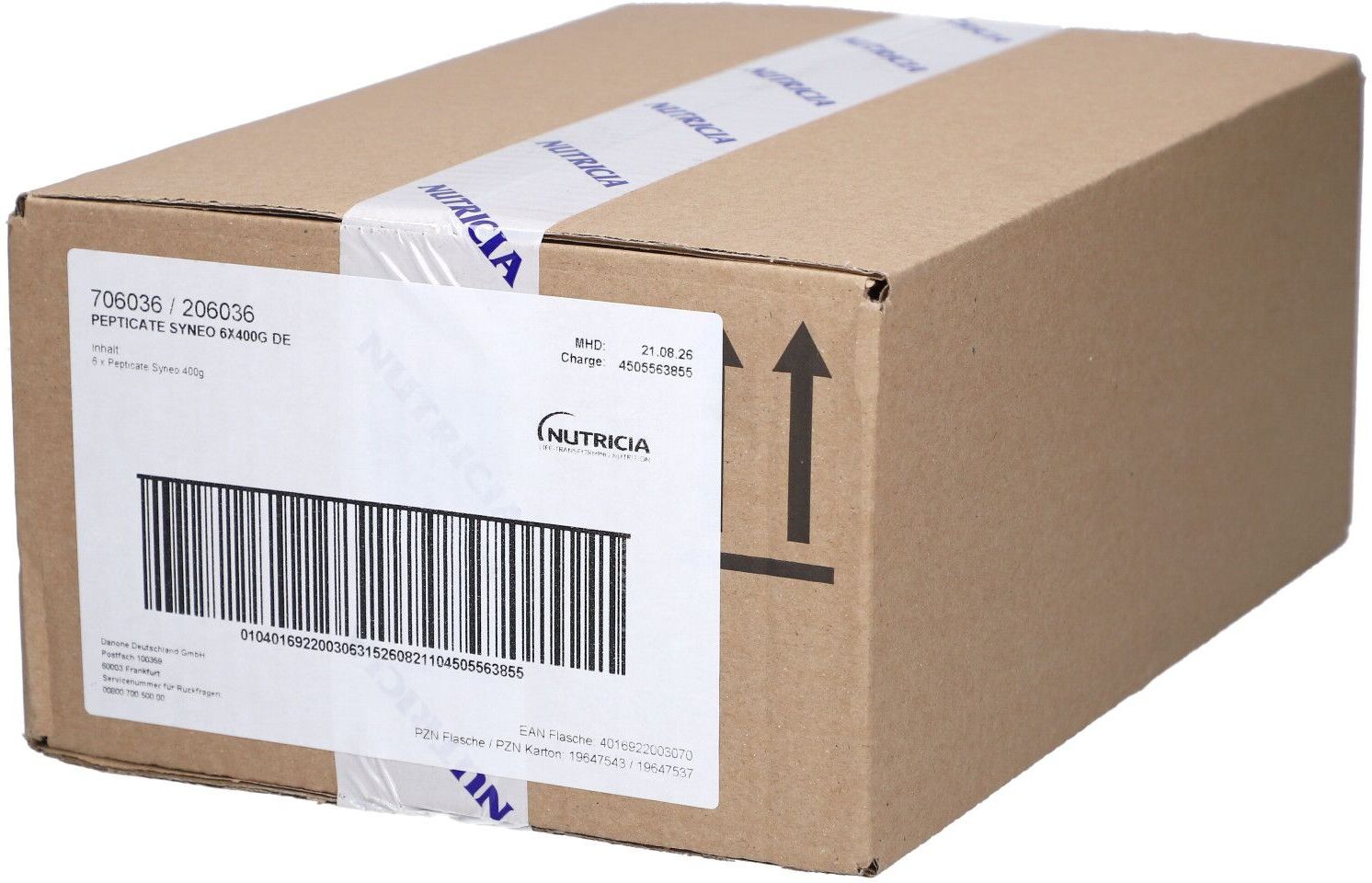 Nutricia Pepticate Syneo Pulver 6x400 g