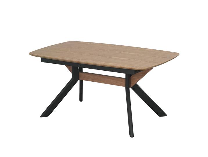Ausziehbarer Esstisch Edoff 160 x 76 x 95cm Holz