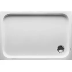 Duravit Rechteck-Duschwanne D-Code 720097000000001 Einbauversion, 1100 x 750 mm, weiss mit Antislip
