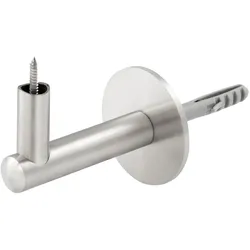 OK-Line, Treppengeländer + Handlauf, Handlaufst+AMMAvA-tzen modell 05 mit Wandscheibe flach (Edelstahl)