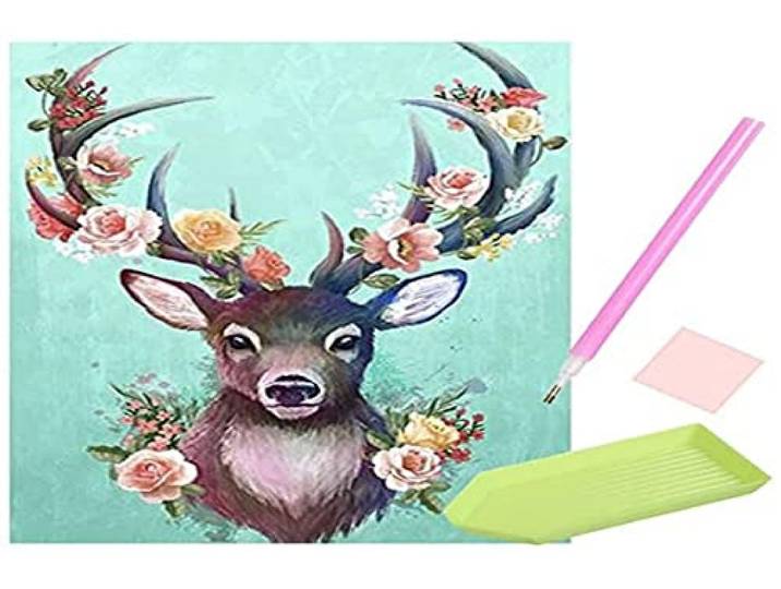 ISO TRADE Diamond Painting Diamond Painting Diamond Painting Decoratie Kruissteek 16137 Motief: REE