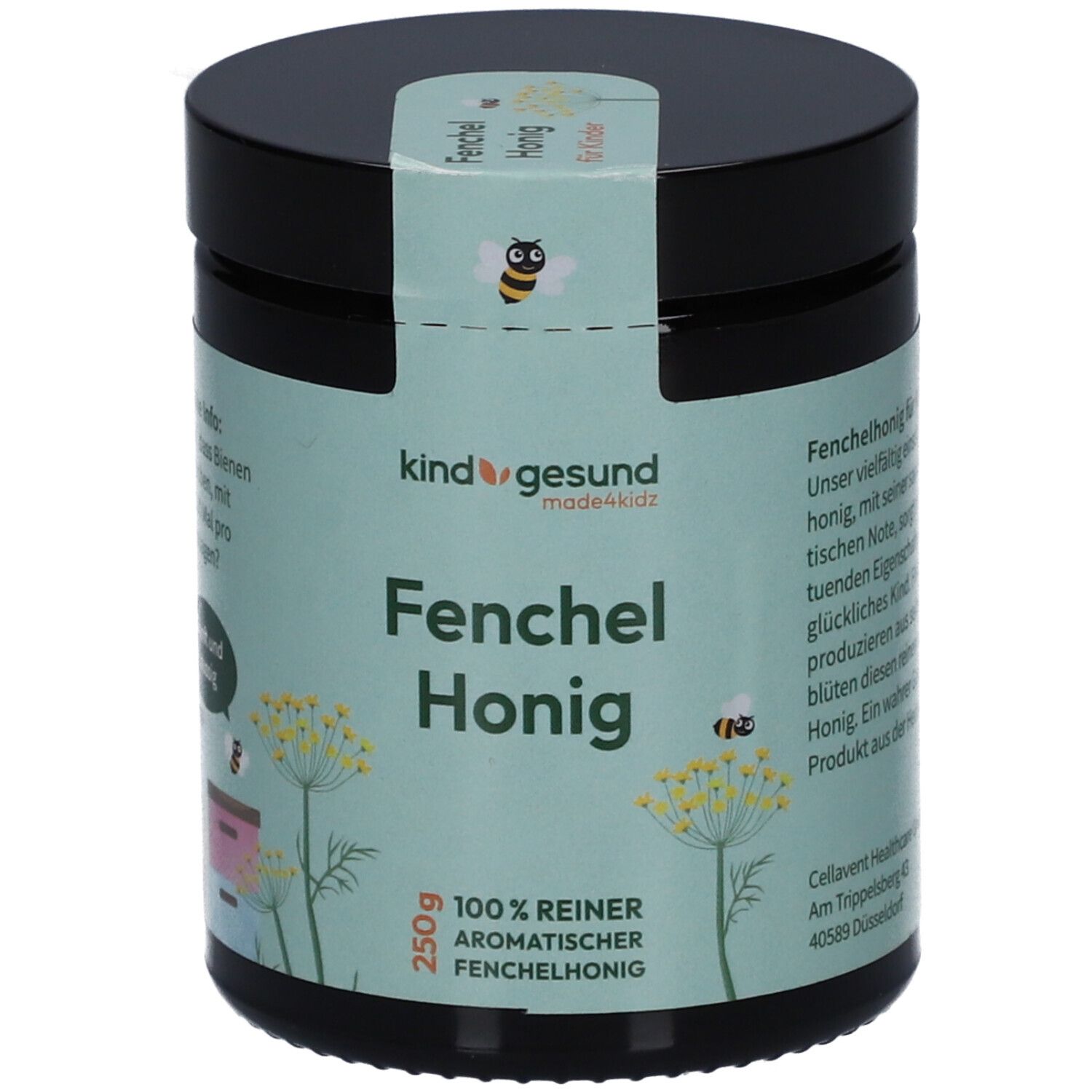 Kindgesund Fenchel Honig Kinder Sirup 250 g