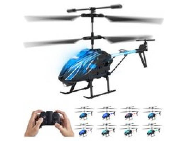 VEVOR RC-Helikopter, 2,4 GHz ferngesteuerter Hubschrauber, 3,5-Kanal-RC-Flugzeug, 16 Minuten Flugzeit, Höhenhaltung, Start/Landung mit einer Taste & LED-Leuchten, Spielzeug für Kinder ab 8 Jahren