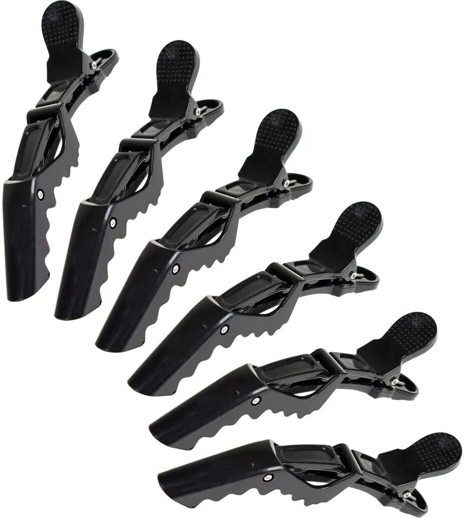 INF Pinces à cheveux pour coiffer, coupe, teinture, paquet de 6