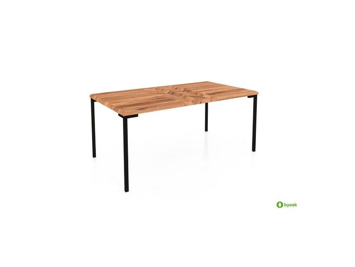 byoak Esstisch Ausgeklappt Leon 180x80 Kernbuche, Holz, Echtholz,Buche, 180x78x80 cm, Esszimmer, Esstische