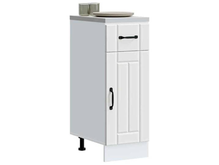 MGH - TOP Armoire de Rangement - Cabinet de cuisine/salon - Lucca blanc bois d'ingénierie LLV664