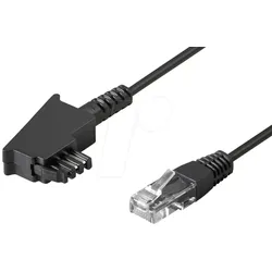 TAE-F 8P2C 1500 - TAE F Stecker auf Westernstecker 8P2C, 15,0 m