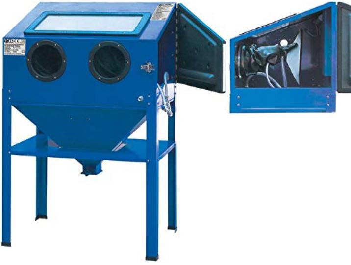 BGS 8841 Druckluft-Sandstrahlkabine groß beleuchtet 4,1-8,6 bar
