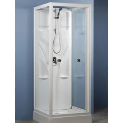 Schulte  ExpressPlus  Komplettdusche  Wellnesskabine  Juist  800  x  1900  x  800  mm  Fertigdusche  U-Kabine  Schiebetür