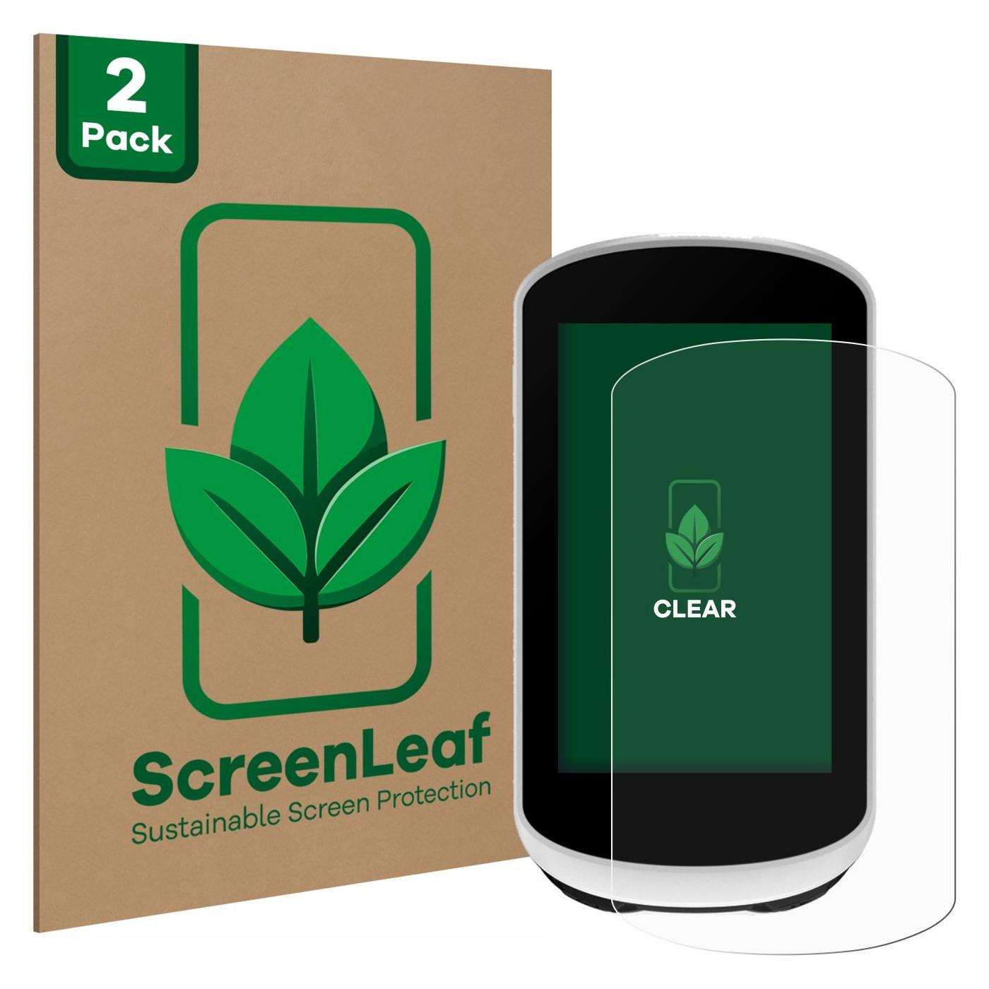 ScreenLeaf Schutzfolie für Garmin Edge Explore 2 Displayschutz Display Schutz Folie Klar Transparent (6145449)