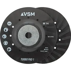 VSM Turbo-Stützteller mit Kühlrippen 180mm M14
