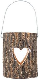 Inspired Deals Rustic Wooden Candle Holder For Tea Lights, Handmade Valentine's Day & Farmhouse Home Decor love
