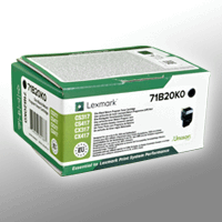 Lexmark Toner 71B20K0 schwarz