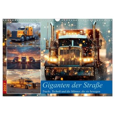 Giganten der Straße (Wandkalender 2027 DIN A3 quer), CALVENDO Monatskalender