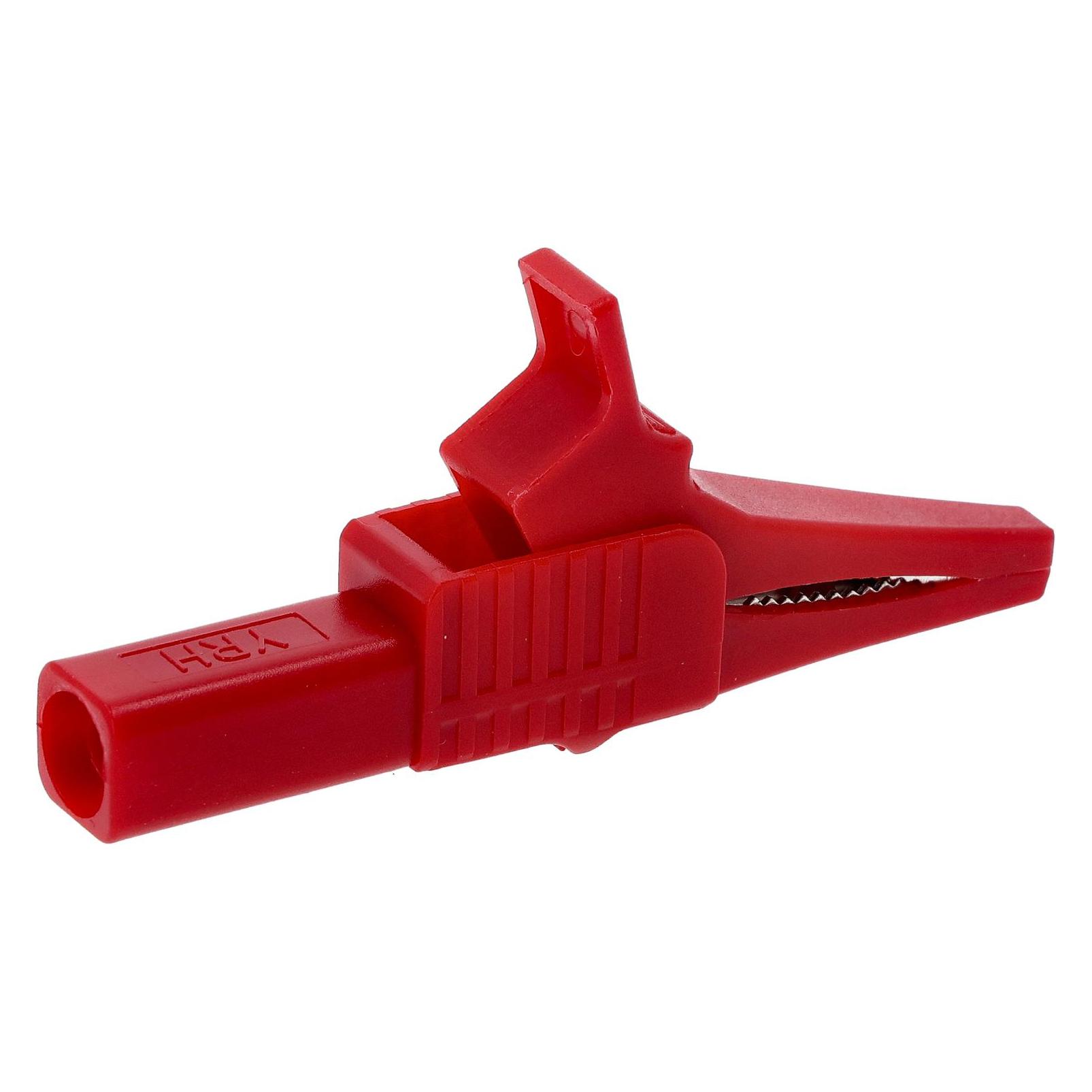 KS Tools 4,0 mm Eingangsbuchse auf Krokodilklemme schmal, rot (150.1678)