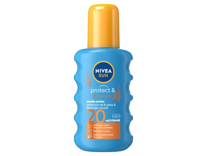NIVEA SUN Protect &amp; Bronze Spray solaire SPF 20 - 200 ml
