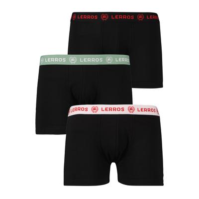 Boxershorts LERROS "Boxershorts 3er Pack Mixed Colours", Herren, Gr. S, mix pack 290, 290, 290, 95% Baumwolle, 5% Elasthan, Unterhosen, Unterhosen, Mehrfarbig, Unterwäsche, 3 Stück, Baumwoll-Elasthan-Mix