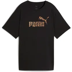 PUMA Essentials Graphic Animal Relaxed T-Shirt Damen 01 - PUMA black S