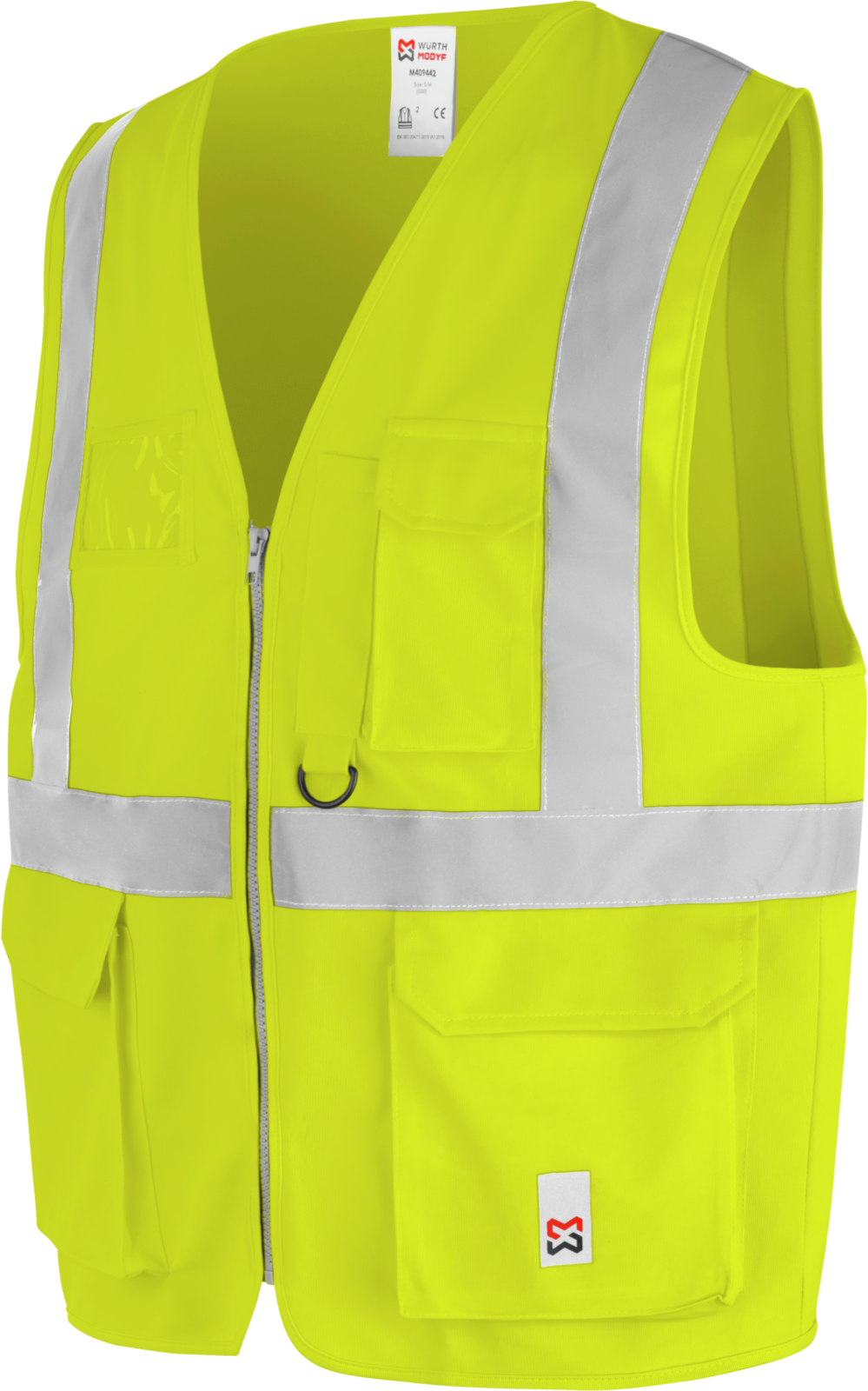 Gilet haute-visibilité multipoches LUMEN jaune Würth MODYF Jaune