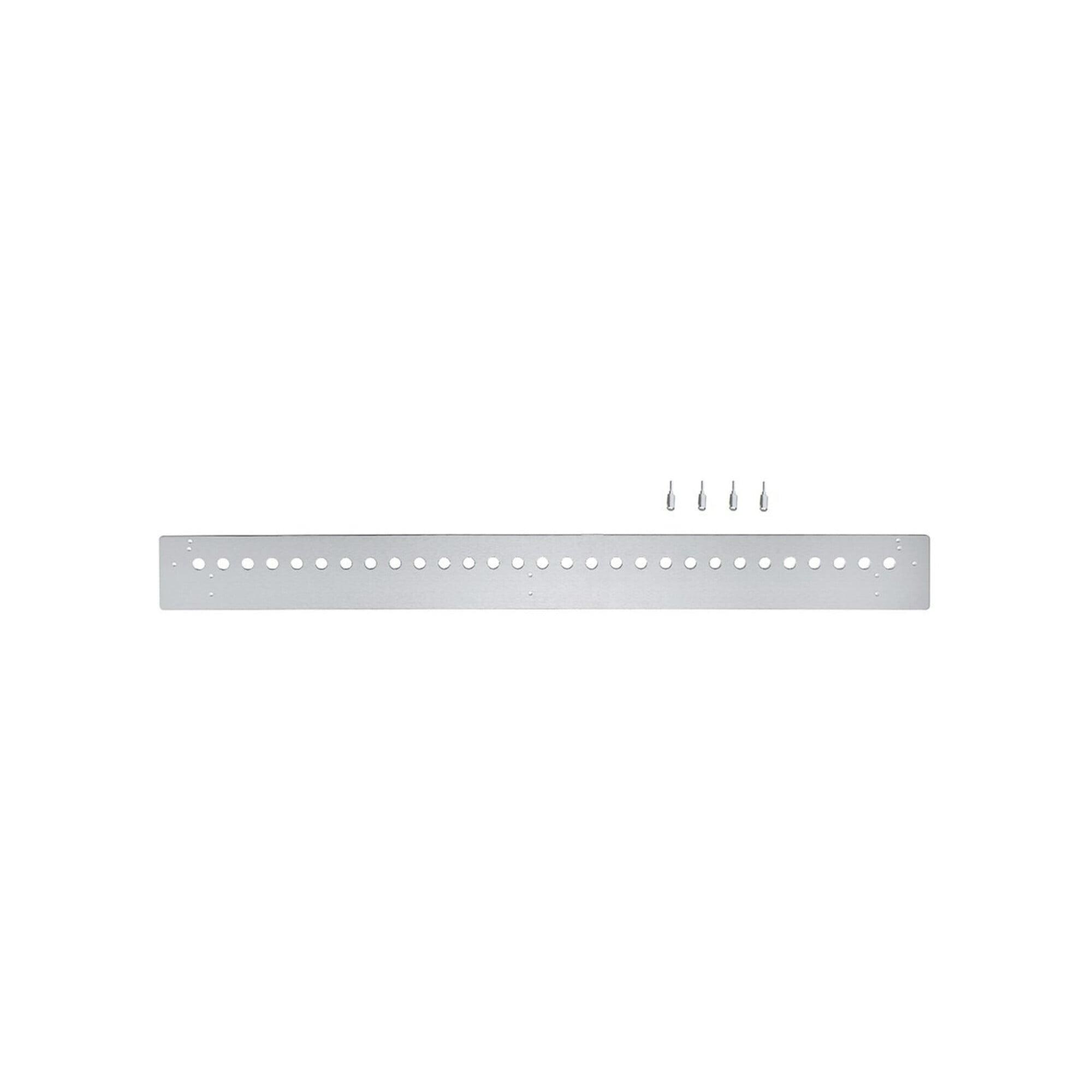 Hettich Accura Bohrbalken 1000 mm, Aluminium mit 3 Anschlag - / Absteckstiften (10573)