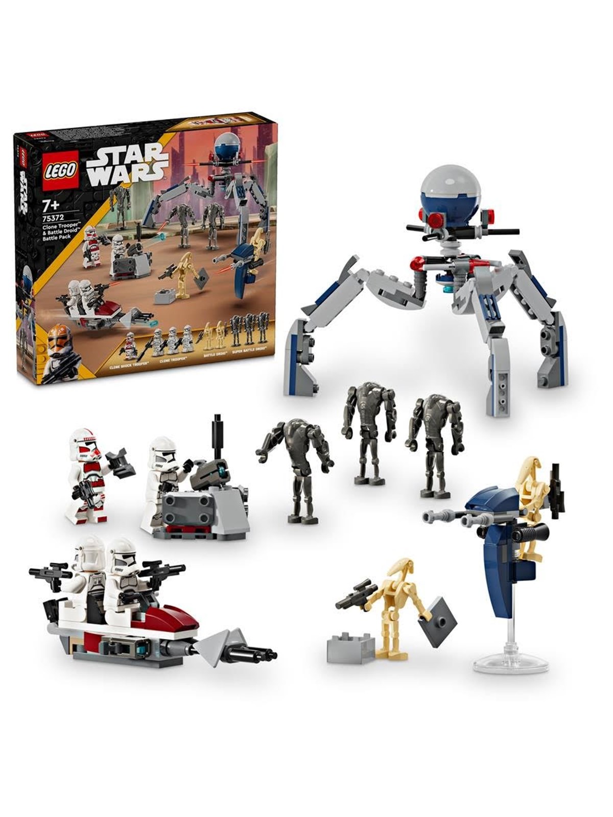 LEGO Star Wars 75372 Clone Trooper & Battle Droid Battle Pack