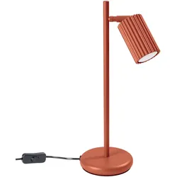Sollux SL.1643 Tischlampe KARBON roter Ocker