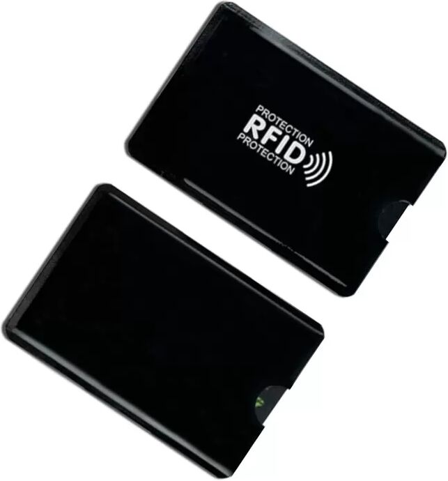 INF Kartenetui mit RFID-Blockierung, 10er-Pack Schwarz