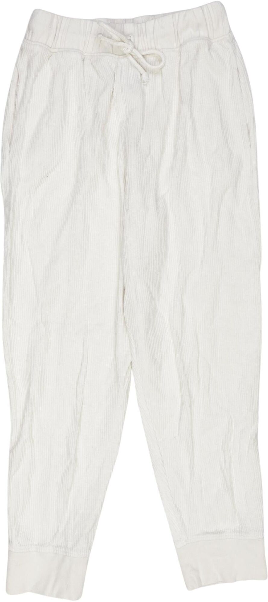 American Vintage Damen Stoffhose, Cremeweiß, Gr. S, Baumwolle - Second Hand