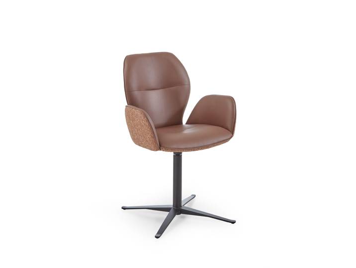 Mondo Armlehnenstuhl Kalmia drehbar Cognac