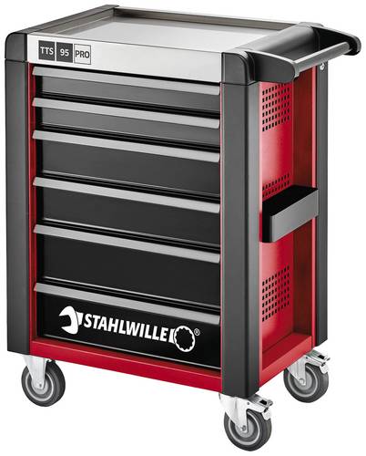 Stahlwille 81200162 Werkstattwagen Herstellerfarbe: Rot, Schwarz
