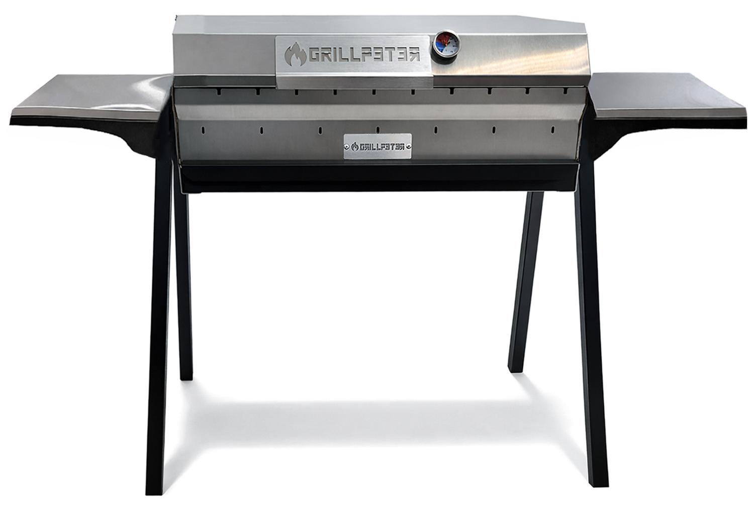 Profi Mangal Altan 70 Edelstahl 3mm Schaschlikgrill Deckel Ablagen