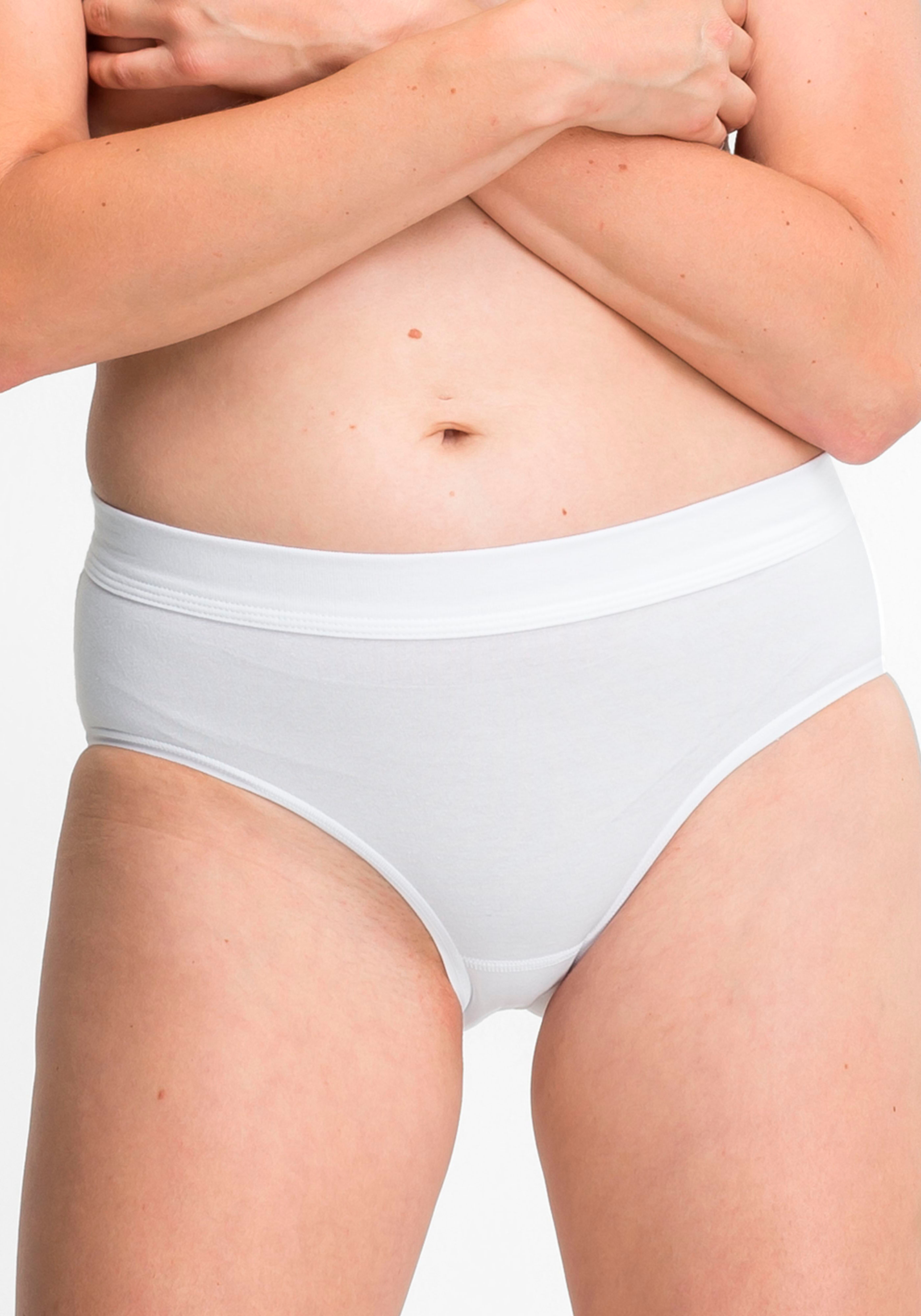 Midislip SPEIDEL "Bio Cotton plus", Damen, Gr. 48, Single Jersey, weiss (weiß), Single Jersey, Obermaterial: 92% Baumwolle, 8% Elasthan, körpernah, Unterhosen Midislip, basic, bequem, weich, elastisch, Baumwollmix weiß 48, Single Jersey