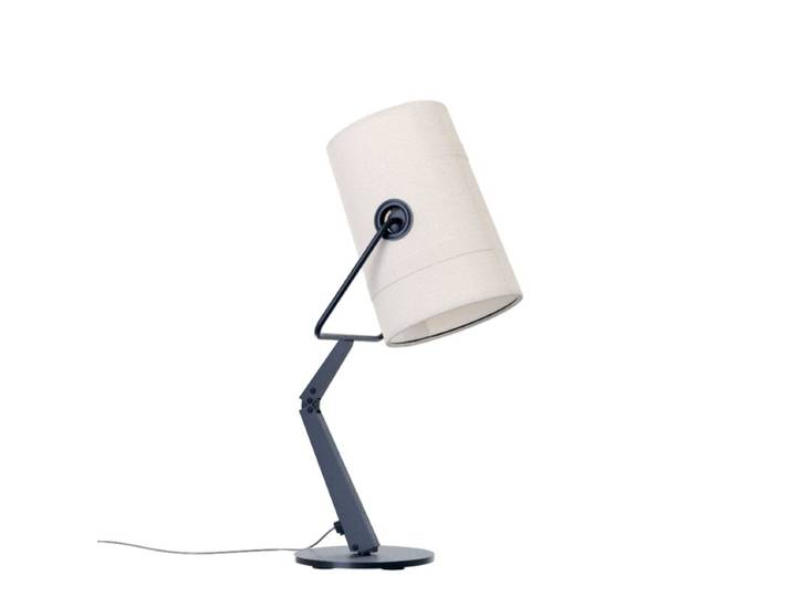 Diesel Living with Lodes Tischleuchte Fork - Anthrazit/Elfenbein