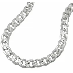Gallay Kette 5,6mm flache Panzerkette mit Muster Silber 925 50cm