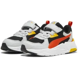 PUMA Trinity Lite AC+ Sneaker Kinder 13 - PUMA black/redmazing/cool light gray/tangerine 35