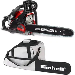 Einhell Benzin-Kettensäge GC-PC 1435 I TC Set, Tasche, Benzin-/Öl-Mischflasche