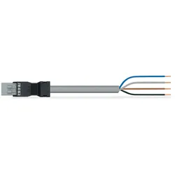 Wago 891-8994/206-403 konfektionierte Anschlussleitung,Eca,Stecker/offenes Ende,grau 8918994206403