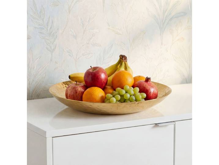 Obstschale Hakaui Ø 50cm Gold/Gold