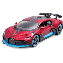 Maisto 31526 - Modellauto - Bugatti Divo (rot, Maßstab 1:24) Modell Auto Spielzeugauto