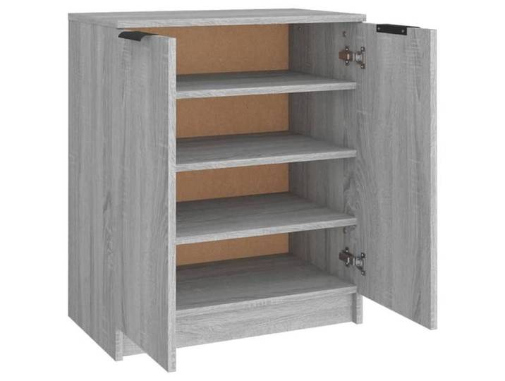 Remise 2026®Meuble Entrée Gris - Meuble à chaussures - Bonne ventilation - Sonoma gris - 59x35x70cm - Bois d'ingénierie 638 73635