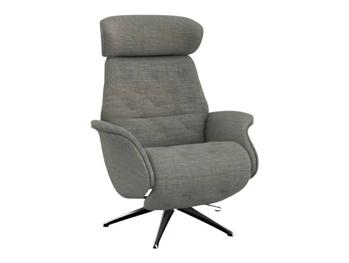 Sessel Fashion Volden, Flexlux, brescia clam grey, Textil